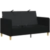 Sofa su saugojimo vieta Juoda 152 x 78 x 87 cm Poliesteris