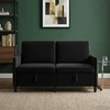 Sofa su saugojimo vieta Juoda 152 x 78 x 87 cm Poliesteris