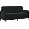 Sofa su saugojimo vieta Juoda 172 x 78 x 87 cm Poliesteris