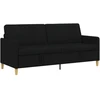 Sofa su saugojimo vieta Juoda 192 x 78 x 87 cm Poliesteris