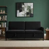 Sofa su saugojimo vieta Juoda 192 x 78 x 87 cm Poliesteris