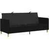 Sofa su saugojimo vieta Juoda 192 x 78 x 87 cm Poliesteris