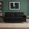 Sofa su saugojimo vieta Juoda 192 x 78 x 87 cm Poliesteris