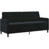 Sofa su saugojimo vieta Juoda 192 x 78 x 87 cm Poliesteris