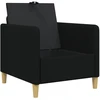 Sofa su saugojimo vieta Juoda 72 x 78 x 87 cm Poliesteris