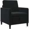 Sofa su saugojimo vieta Juoda 72 x 78 x 87 cm Poliesteris