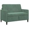 Sofa su saugojimo vieta Jūrinė žalia 122 x 78 x 87 cm