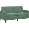 Sofa su saugojimo vieta Jūrinė žalia 172 x 78 x 87 cm