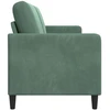 Sofa su saugojimo vieta Jūrinė žalia 172 x 78 x 87 cm