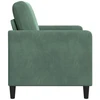 Sofa su saugojimo vieta Jūrinė žalia 72 x 78 x 87 cm