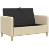 Sofa su saugojimo vieta Kreminė 122 x 78 x 87 cm Poliesteris