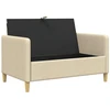 Sofa su saugojimo vieta Kreminė 122 x 78 x 87 cm Poliesteris