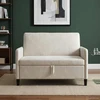 Sofa su saugojimo vieta Kreminė 122 x 78 x 87 cm Poliesteris