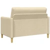 Sofa su saugojimo vieta Kreminė 122 x 78 x 87 cm Poliesteris