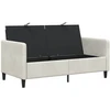 Sofa su saugojimo vieta Kreminė 152 x 78 x 87 cm Poliesteris