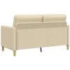 Sofa su saugojimo vieta Kreminė 152 x 78 x 87 cm Poliesteris