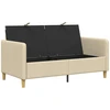Sofa su saugojimo vieta Kreminė 152 x 78 x 87 cm Poliesteris