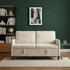 Sofa su saugojimo vieta Kreminė 152 x 78 x 87 cm Poliesteris
