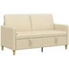 Sofa su saugojimo vieta Kreminė 152 x 78 x 87 cm Poliesteris