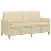 Sofa su saugojimo vieta Kreminė 172 x 78 x 87 cm Poliesteris