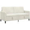 Sofa su saugojimo vieta Kreminė 172 x 78 x 87 cm Poliesteris