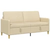Sofa su saugojimo vieta Kreminė 172 x 78 x 87 cm Poliesteris