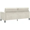Sofa su saugojimo vieta Kreminė 192 x 78 x 87 cm Poliesteris
