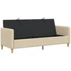 Sofa su saugojimo vieta Kreminė 192 x 78 x 87 cm Poliesteris