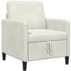 Sofa su saugojimo vieta Kreminė 72 x 78 x 87 cm Poliesteris