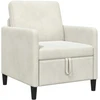 Sofa su saugojimo vieta Kreminė 72 x 78 x 87 cm Poliesteris