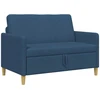 Sofa su saugojimo vieta Mėlyna 122 x 78 x 87 cm Poliesteris