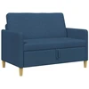 Sofa su saugojimo vieta Mėlyna 122 x 78 x 87 cm Poliesteris