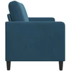 Sofa su saugojimo vieta Mėlyna 122 x 78 x 87 cm Poliesteris