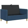 Sofa su saugojimo vieta Mėlyna 122 x 78 x 87 cm Poliesteris