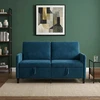 Sofa su saugojimo vieta Mėlyna 152 x 78 x 87 cm Poliesteris