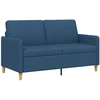 Sofa su saugojimo vieta Mėlyna 152 x 78 x 87 cm Poliesteris