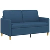 Sofa su saugojimo vieta Mėlyna 152 x 78 x 87 cm Poliesteris
