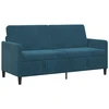 Sofa su saugojimo vieta Mėlyna 172 x 78 x 87 cm Poliesteris
