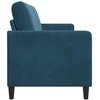 Sofa su saugojimo vieta Mėlyna 172 x 78 x 87 cm Poliesteris