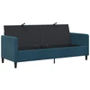 Sofa su saugojimo vieta Mėlyna 192 x 78 x 87 cm Poliesteris