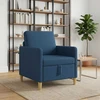 Sofa su saugojimo vieta Mėlyna 72 x 78 x 87 cm Poliesteris