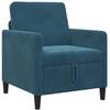 Sofa su saugojimo vieta Mėlyna 72 x 78 x 87 cm Poliesteris
