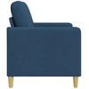 Sofa su saugojimo vieta Mėlyna 72 x 78 x 87 cm Poliesteris
