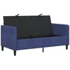 Sofa su saugojimo vieta Policijos mėlyna 152 x 78 x 87 cm