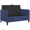 Sofa su saugojimo vieta Policijos mėlyna 122 x 78 x 87 cm