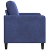 Sofa su saugojimo vieta Policijos mėlyna 72 x 78 x 87 cm
