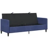 Sofa su saugojimo vieta Policijos mėlyna 192 x 78 x 87 cm