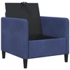 Sofa su saugojimo vieta Policijos mėlyna 72 x 78 x 87 cm