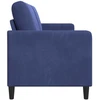 Sofa su saugojimo vieta Policijos mėlyna 172 x 78 x 87 cm