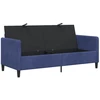 Sofa su saugojimo vieta Policijos mėlyna 172 x 78 x 87 cm